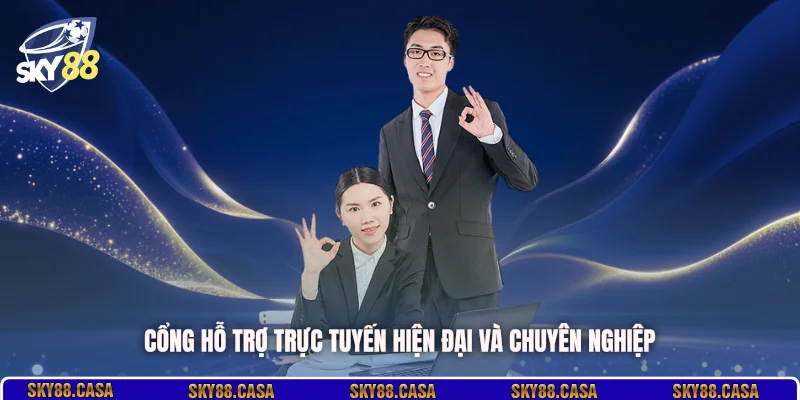 Cổng hỗ trợ trực tuyến hiện đại và chuyên nghiệp