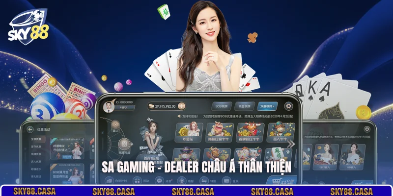 SA Gaming - Dealer châu Á thân thiện